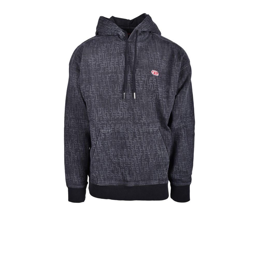 Diesel Gray Cotton Hoody $740.00 Diesel Luzworld
