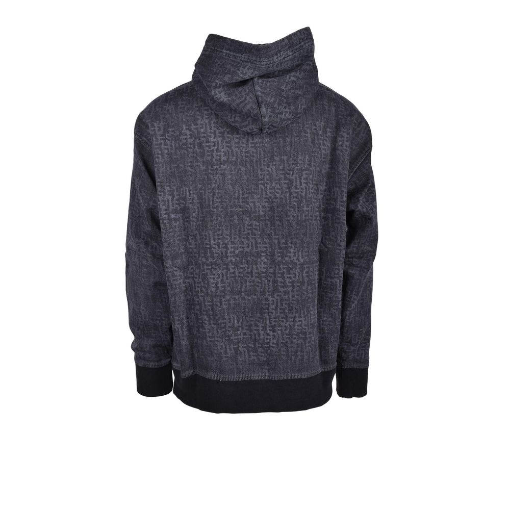 Diesel Gray Cotton Hoody $740.00 Diesel Luzworld