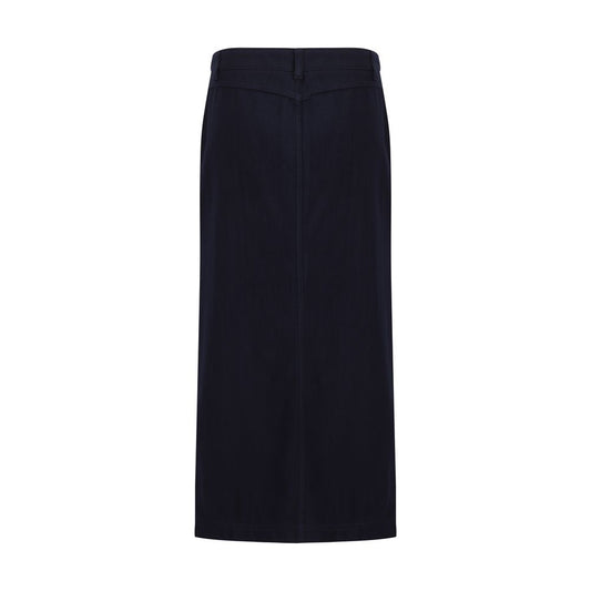Giorgio Armani Blue Cotton Skirt $2398.00 Giorgio Armani Luzworld