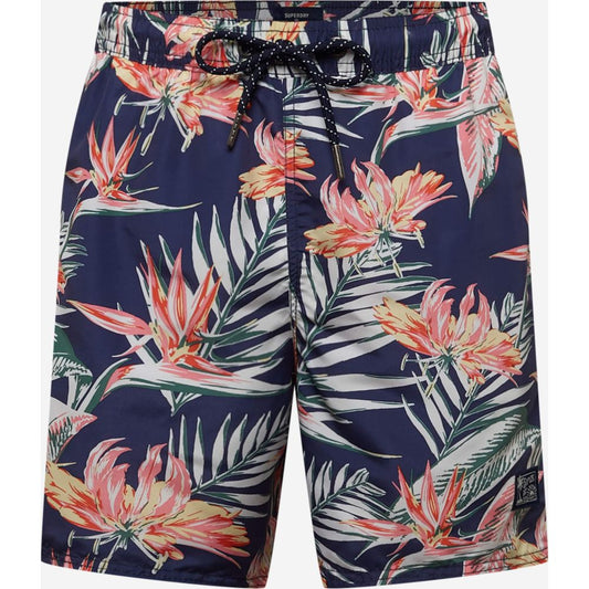 Superdry Blue Polyester Swim Short $153.00 Superdry Luzworld