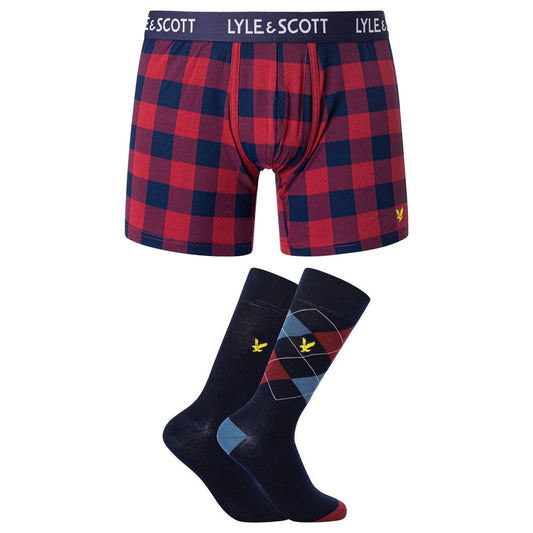 Lyle & Scott Bordeaux Cotton Boxer $122.00 Lyle & Scott Luzworld