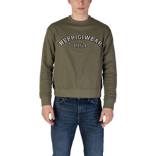 Refrigiwear Green Cotton Sweatshirt $210.00 Refrigiwear Luzworld