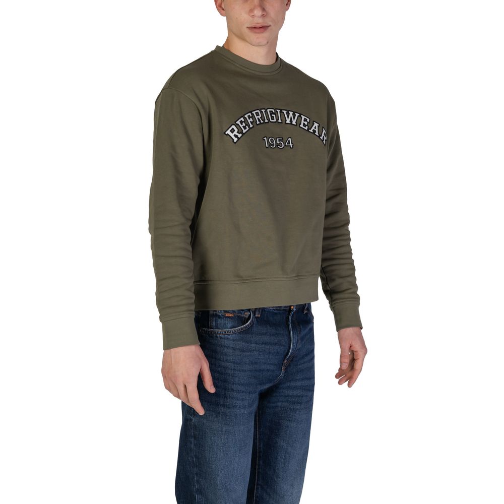 Refrigiwear Green Cotton Sweatshirt $210.00 Refrigiwear Luzworld