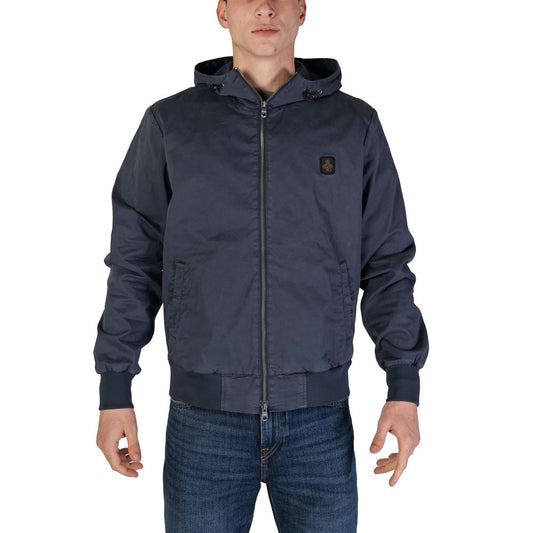 Refrigiwear Blue Cotton Jackets & Coat $581.00 Refrigiwear Luzworld