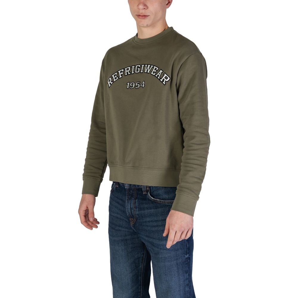 Refrigiwear Green Cotton Sweatshirt $210.00 Refrigiwear Luzworld