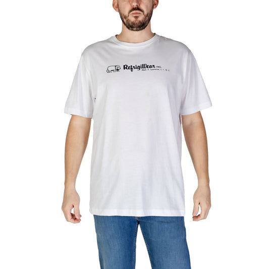 Refrigiwear White Cotton T-Shirt $128.00 Refrigiwear Luzworld