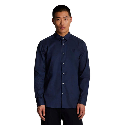 Lyle & Scott Blue Cotton Shirt $195.00 Lyle & Scott Luzworld