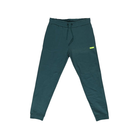 Refrigiwear Black Cotton Joggers Workout Pant $210.00 Refrigiwear Luzworld