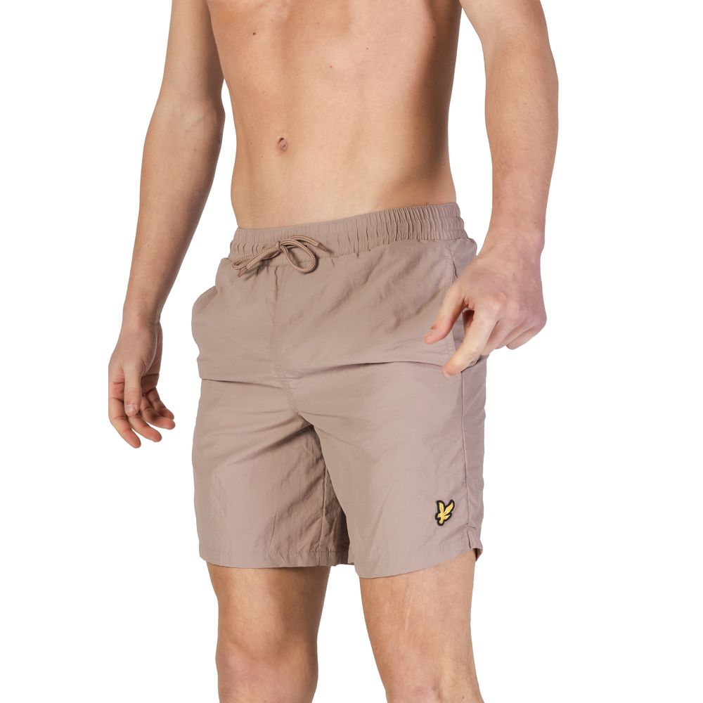 Lyle & Scott Beige Nylon Swim Short $153.00 Lyle & Scott Luzworld