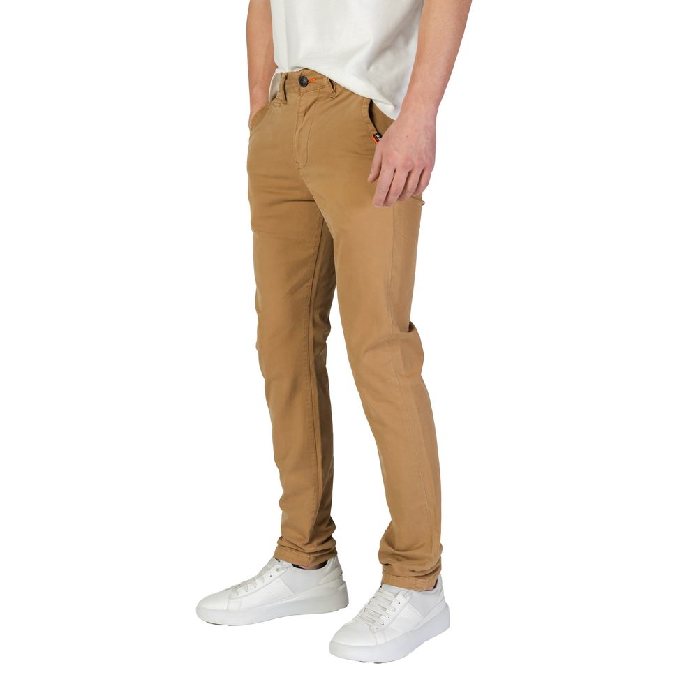 Superdry Beige Cotton Skinny Pant $197.00 Superdry Luzworld