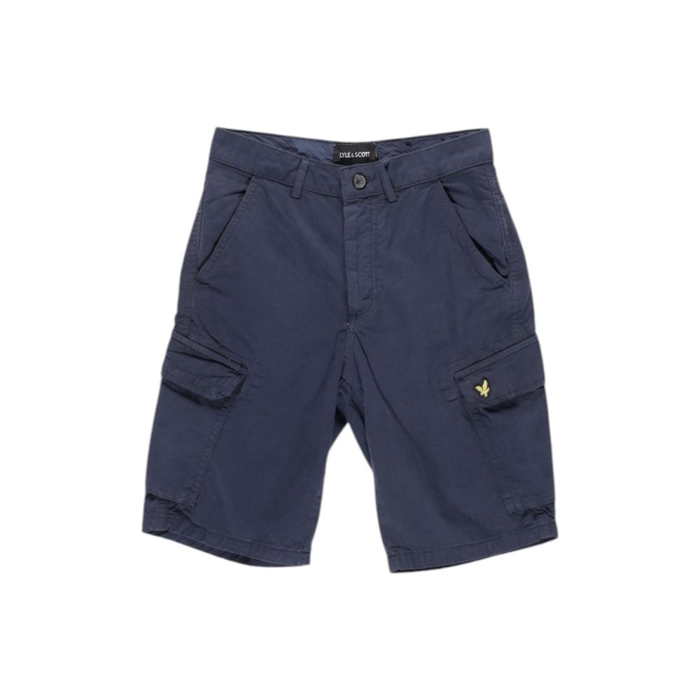 Lyle & Scott Blue Cotton Bermuda $186.00 Lyle & Scott Luzworld