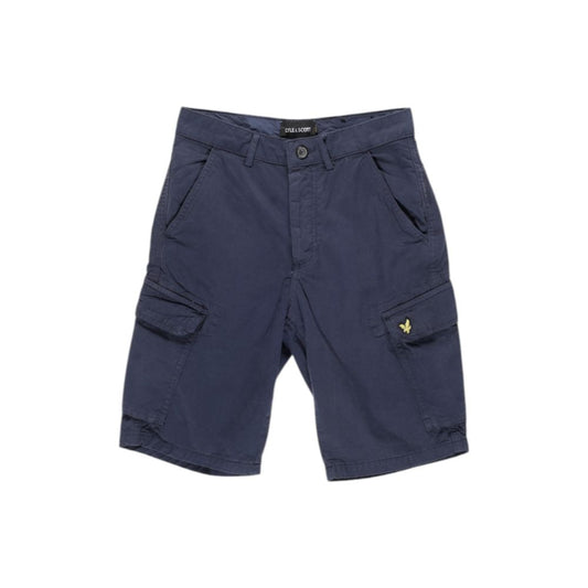 Lyle & Scott Blue Cotton Bermuda $186.00 Lyle & Scott Luzworld