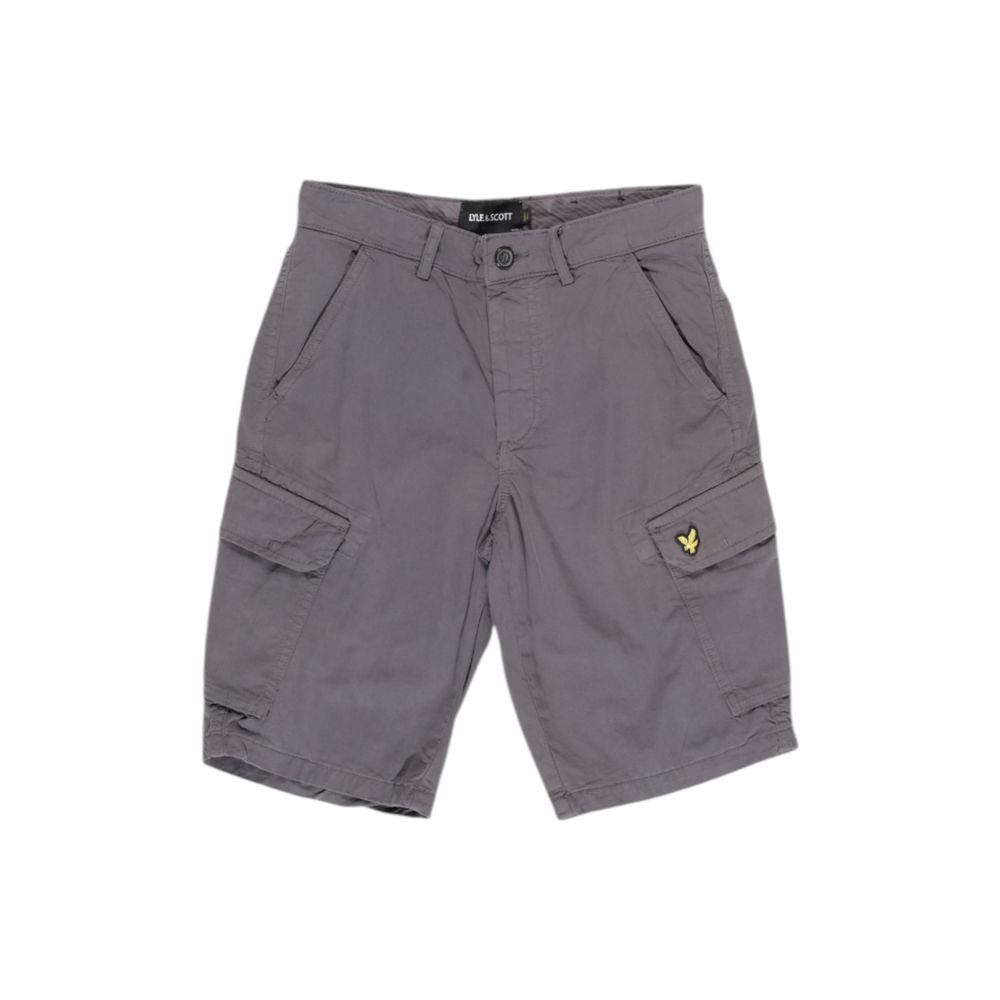 Lyle & Scott Gray Cotton Bermuda $186.00 Lyle & Scott Luzworld