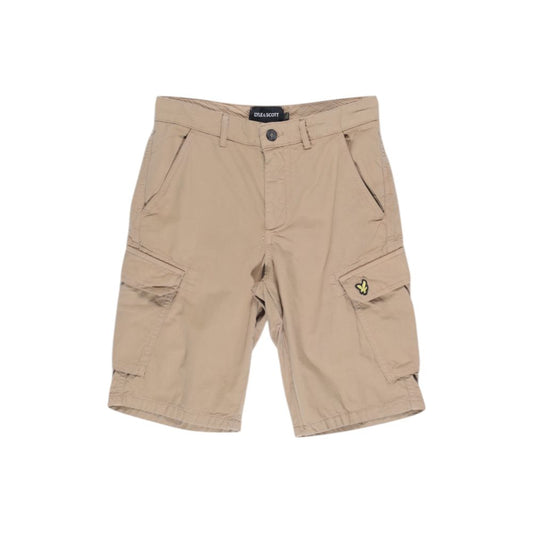 Lyle & Scott Beige Cotton Bermuda $186.00 Lyle & Scott Luzworld