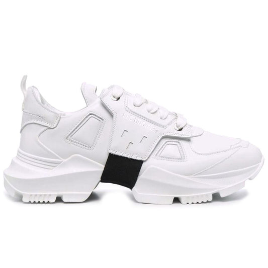 Les Hommes White Calfskin Men Sneaker $703.00 Les Hommes Luzworld