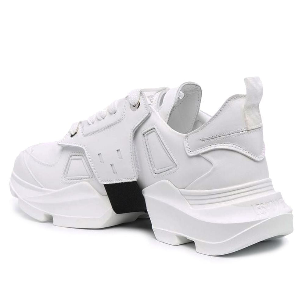 Les Hommes White Calfskin Men Sneaker $703.00 Les Hommes Luzworld