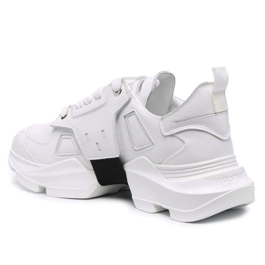Les Hommes White Calfskin Men Sneaker $703.00 Les Hommes Luzworld