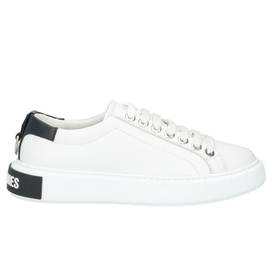Les Hommes White Calfskin Men Sneaker $676.00 Les Hommes Luzworld