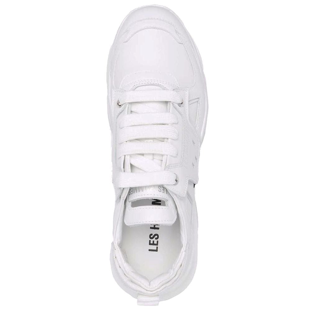 Les Hommes White Calfskin Men Sneaker $703.00 Les Hommes Luzworld