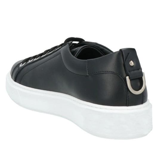 Les Hommes Black Calfskin Men Sneaker $676.00 Les Hommes Luzworld