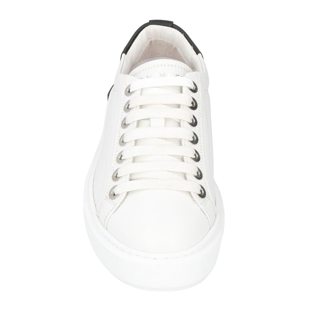 Les Hommes White Calfskin Men Sneaker $676.00 Les Hommes Luzworld