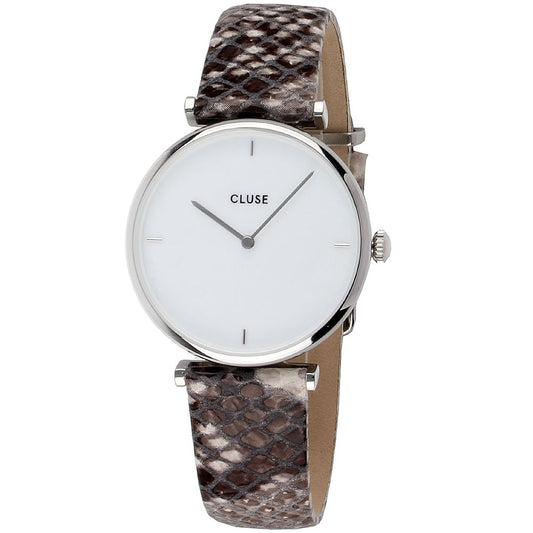 Cluse Beige Leather Watch $190.00 Cluse Luzworld