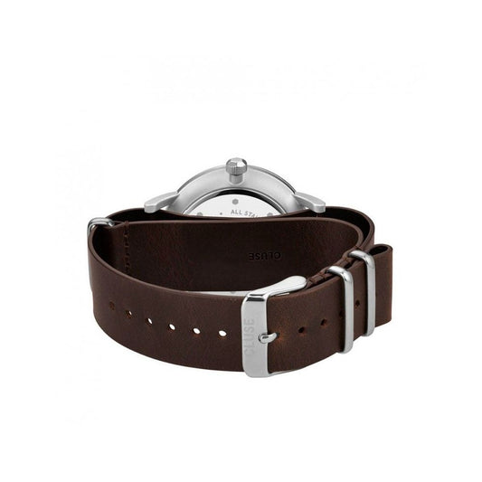 Cluse Brown Leather Watch $201.00 Cluse Luzworld