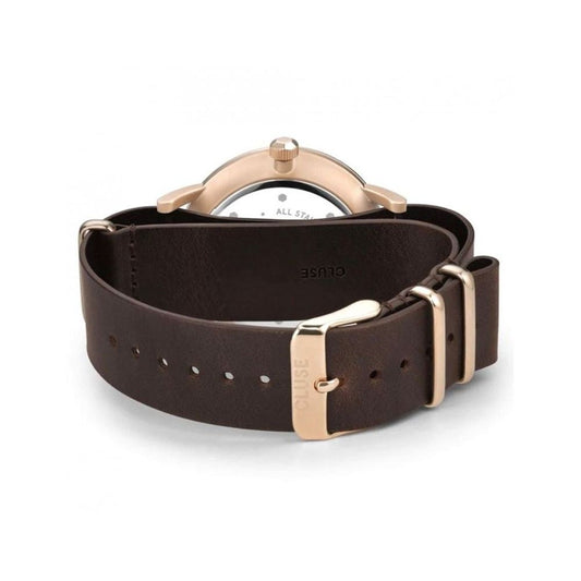 Cluse Brown Leather Watch $193.00 Cluse Luzworld