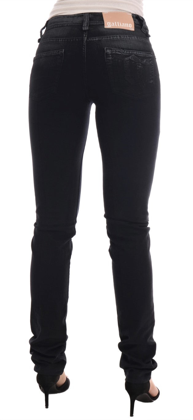 John Galliano Gray Wash Cotton Stretch Regular Fit Jeans $927.00 John Galliano Luzworld