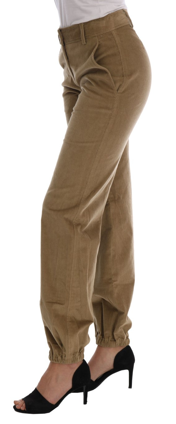 Ermanno Scervino Beige Cotton Corduroys Pants $672.00 Ermanno Scervino Luzworld