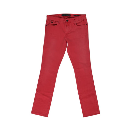 Guess Red Cotton Jeans & Pant $228.00 Guess Luzworld
