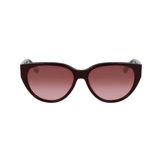 Lacoste Red Acetate Sunglasses $259.00 Lacoste Luzworld