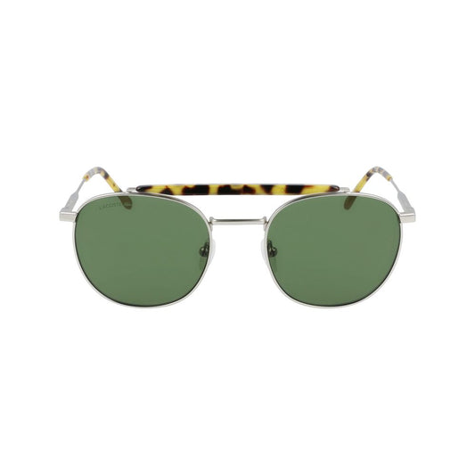 Lacoste Silver Metal Sunglasses $248.00 Lacoste Luzworld