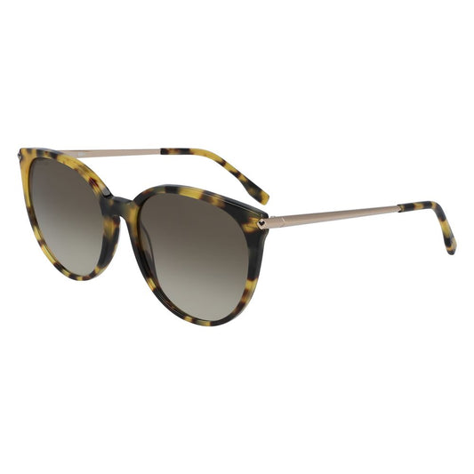 Lacoste Brown Metal Sunglasses $245.00 Lacoste Luzworld