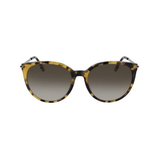Lacoste Brown Metal Sunglasses $245.00 Lacoste Luzworld