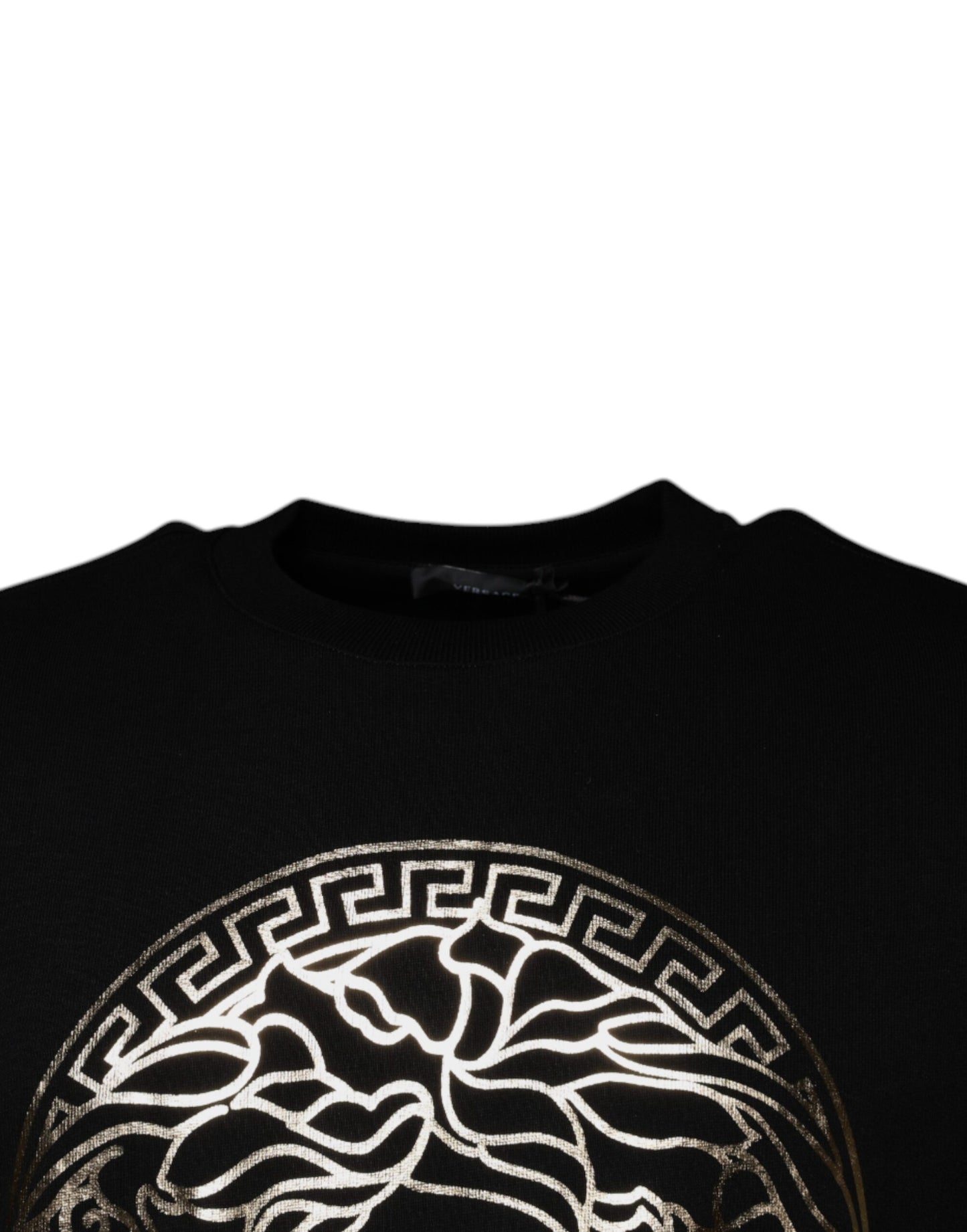 Versace Black Medusa Fleece Men Crew Neck Sweatshirt Sweater $1198.00 Versace Luzworld