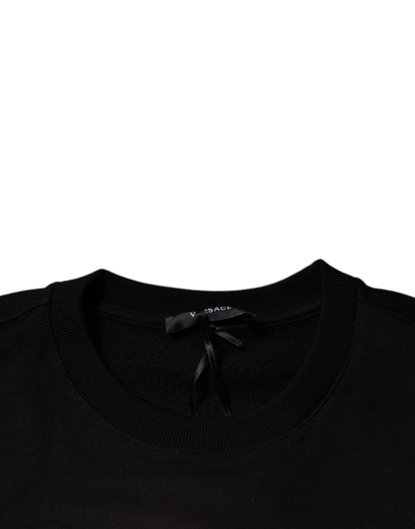 Versace Black Medusa Fleece Men Crew Neck Sweatshirt Sweater $1198.00 Versace Luzworld