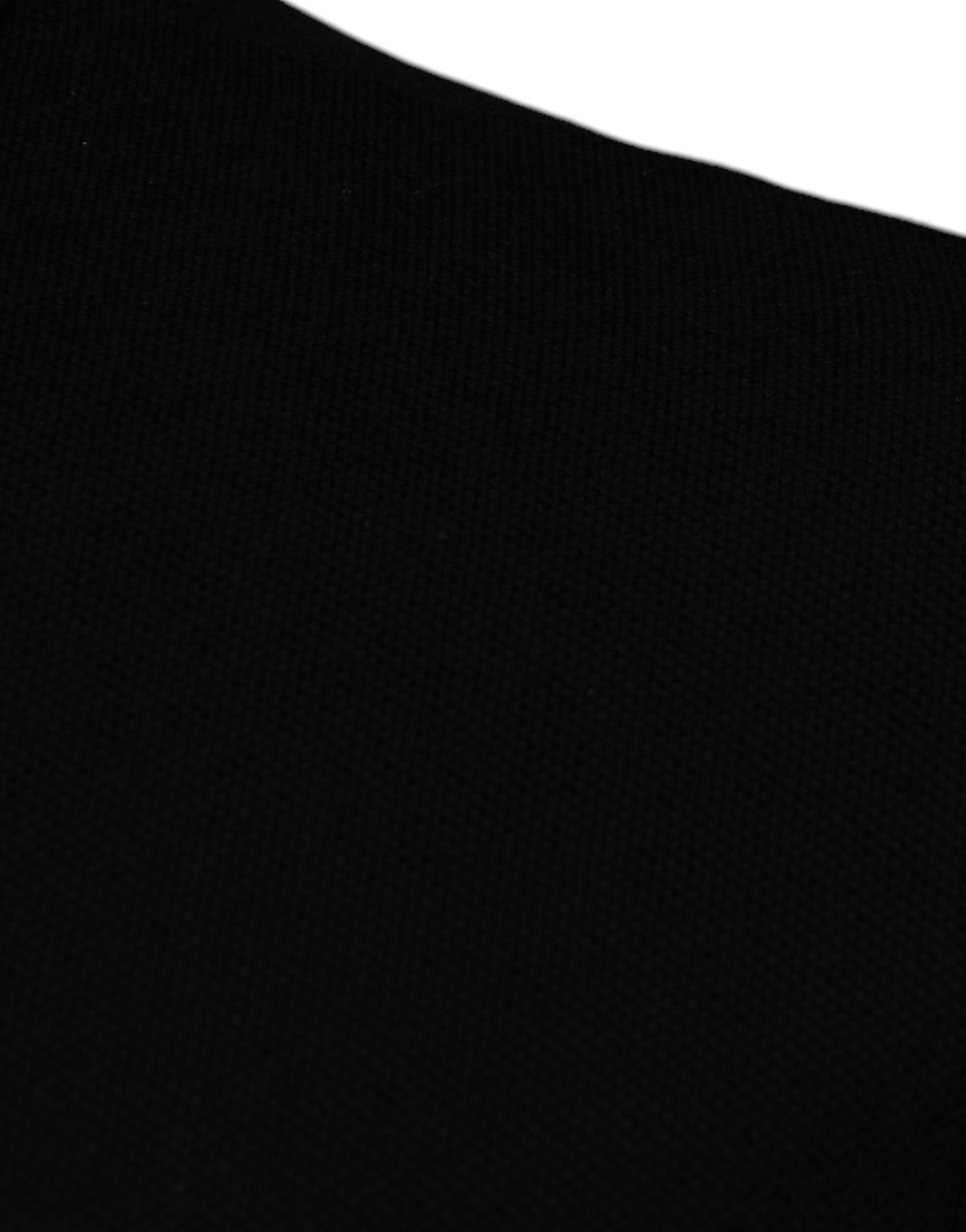 Versace Black Viscose Collared Polo Short Sleeves T-shirt $990.00 Versace Luzworld