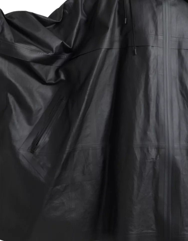 Bottega Veneta Black Leather Hooded Men Trenchcoat Jacket $14336.00 Bottega Veneta Luzworld