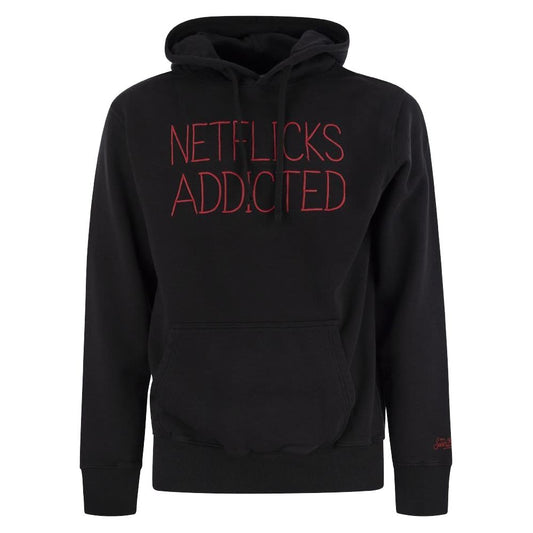 MC2 Saint Barth Black Cotton Men's Hoodie $296.00 MC2 Saint Barth Luzworld