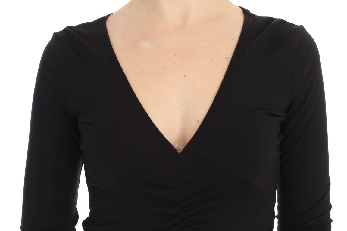 Versace Jeans Black Stretch Longsleeve Sweater $654.00 Versace Jeans Luzworld