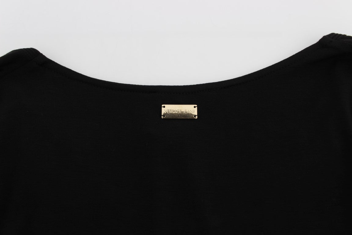 Versace Jeans Black Stretch Longsleeve Sweater $654.00 Versace Jeans Luzworld