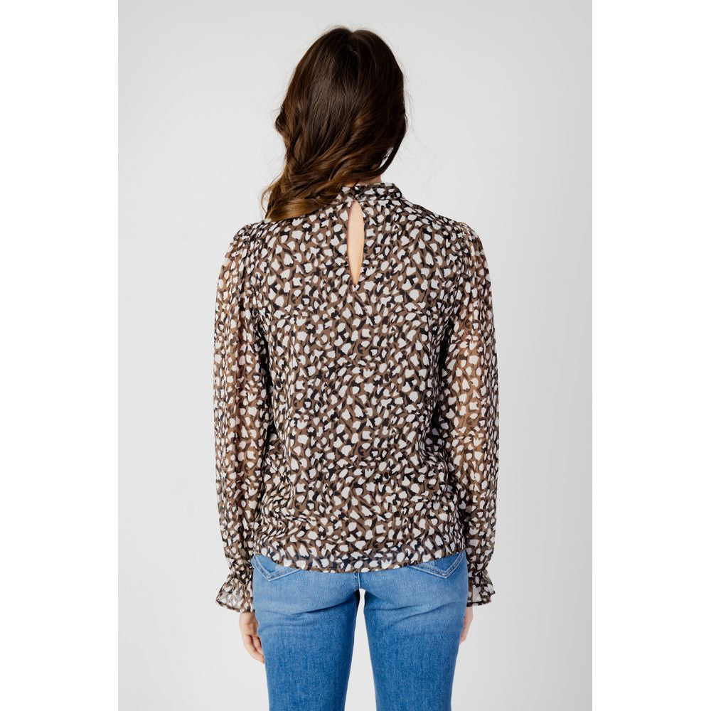 Vila Clothes Black Recycled Polyester Blouse $120.00 Vila Clothes Luzworld