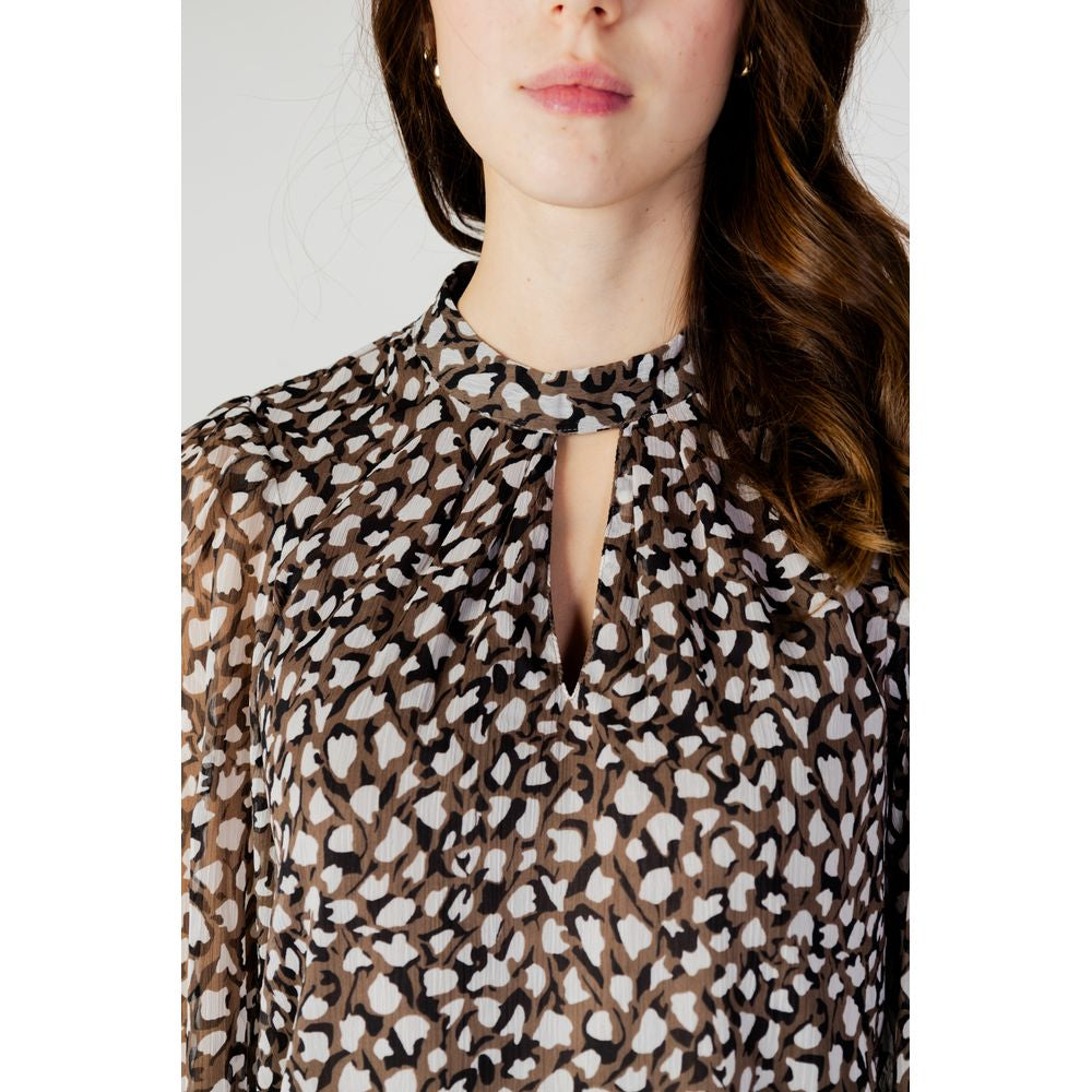Vila Clothes Black Recycled Polyester Blouse $120.00 Vila Clothes Luzworld