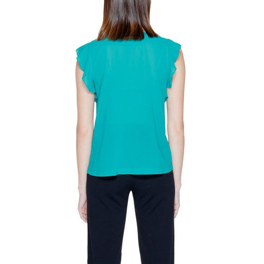 Rinascimento Green Polyester Blouse $166.00 Rinascimento Luzworld