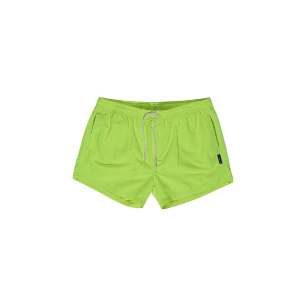 Hamaki-Ho Yellow Polyester Swim Short $115.00 Hamaki-Ho Luzworld