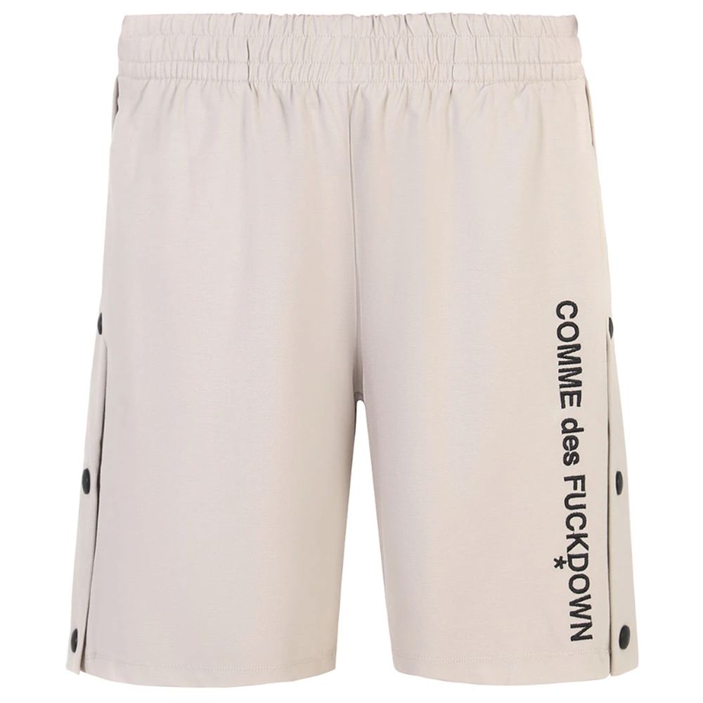 Comme Des Fuckdown Beige Viscose Short $189.00 Comme Des Fuckdown Luzworld