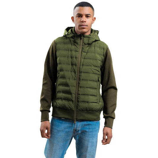 People Of Shibuya Green Polyester Men Jacket $739.00 People Of Shibuya Luzworld