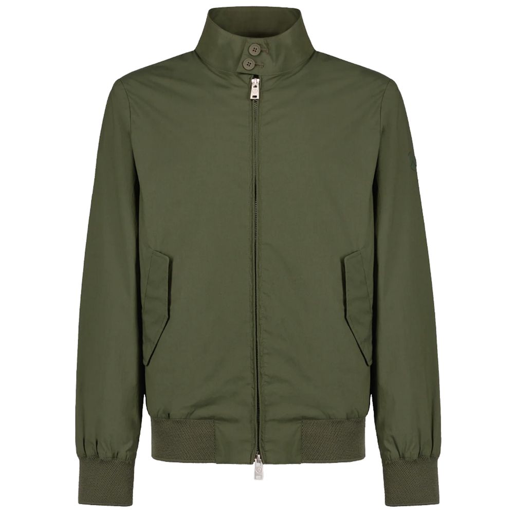 People Of Shibuya Green Cotton Men Bomber Jacket $638.00 People Of Shibuya Luzworld