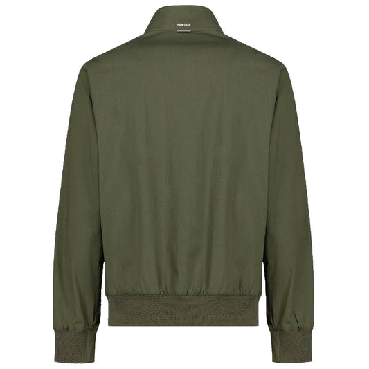 People Of Shibuya Green Cotton Men Bomber Jacket $638.00 People Of Shibuya Luzworld